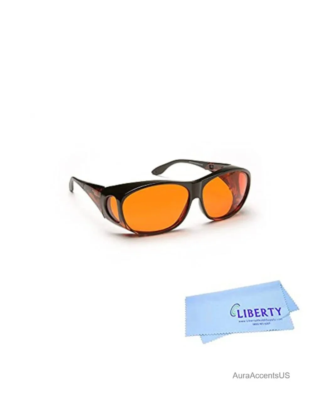 Orange Filter Polycarbonate Sunglasses UV Protection Fit Over